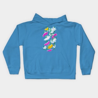 Abstract Colorful Clouds Kids Hoodie